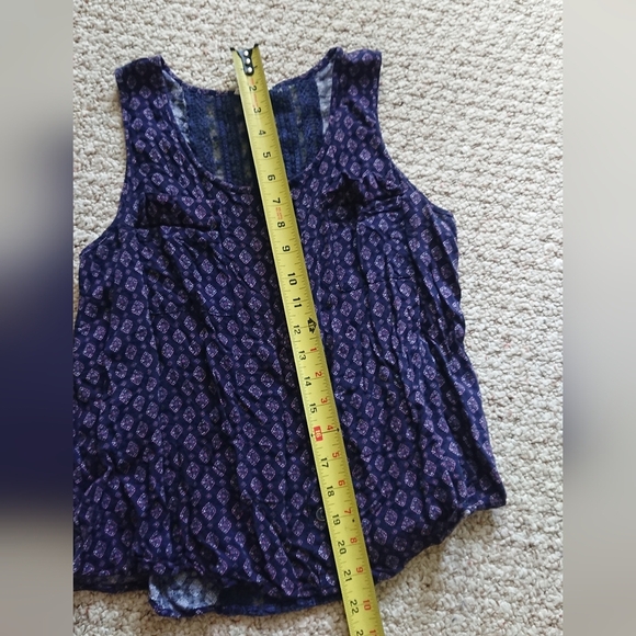 Mine brand - Printed Geo Embroidered sleeveless Tank Top size M - Picture 11 of 11